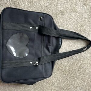 Black polyester bag